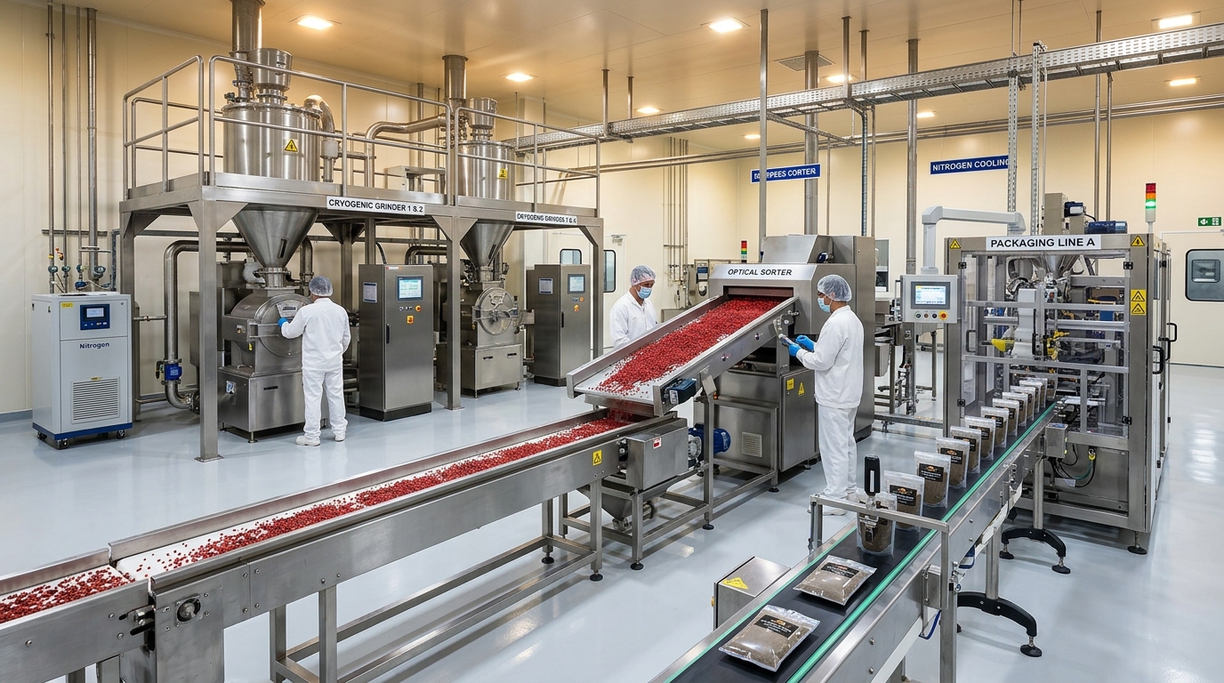 Samrat Industries Spice Processing Facility